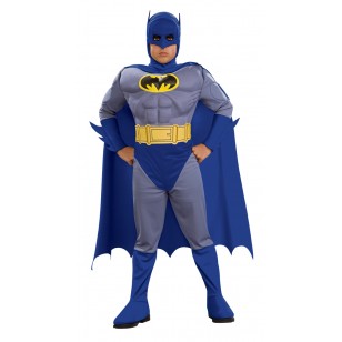 Kids Batman Costume With Muscle Chest